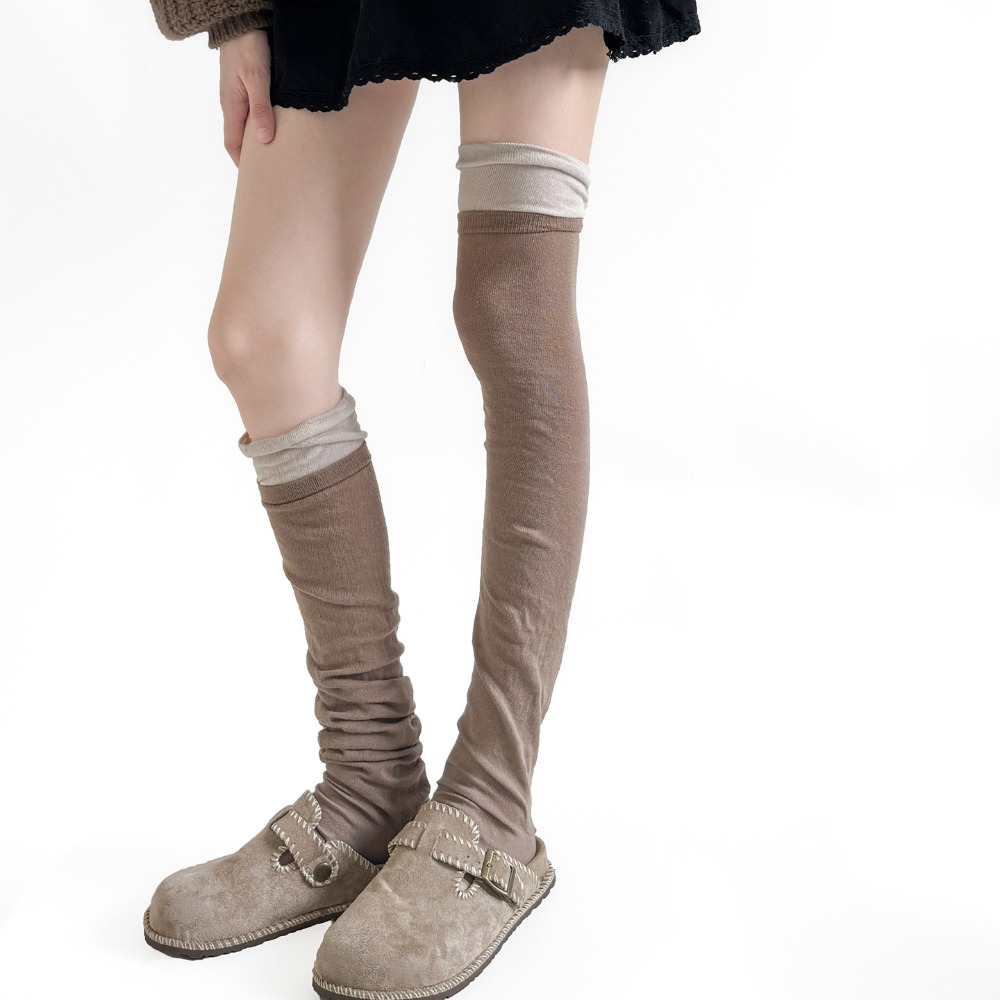 Boot Sock Slouchy - Cuffed Slouchy Stirrup Leg Warmers for