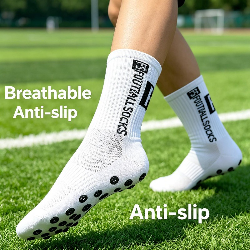 2 Pairs Non Skid Silicone Grip - Athletic Sock Cushion recension och pris