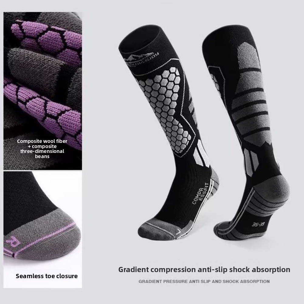 New Thickened Ski Socks Anti-s - Thermal Sock Winter recension och pris