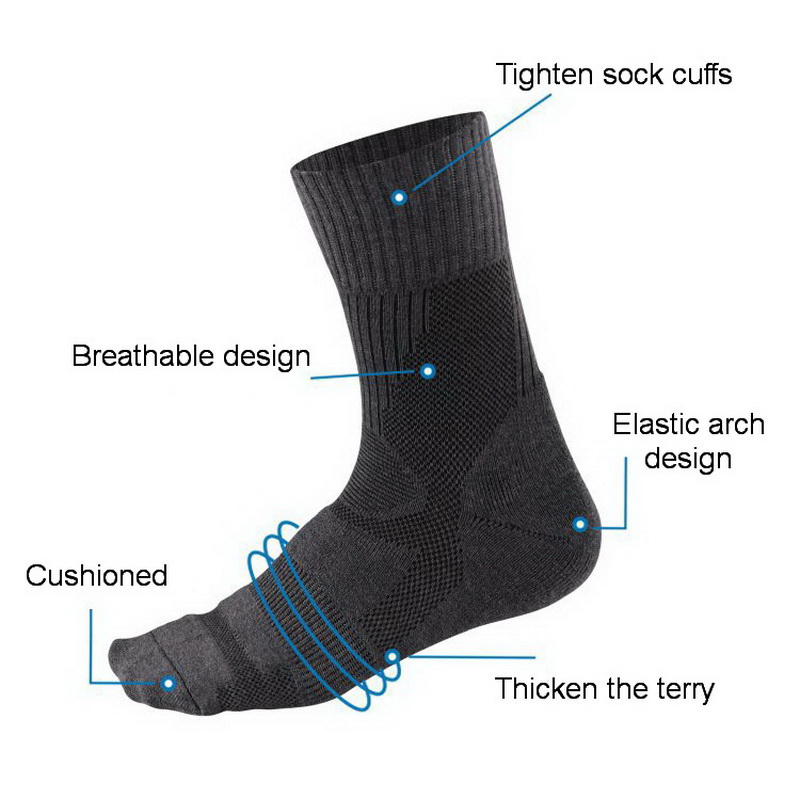 1 Pair Merino Wool Sock Winter - Thermal Sock Winter recension och pris