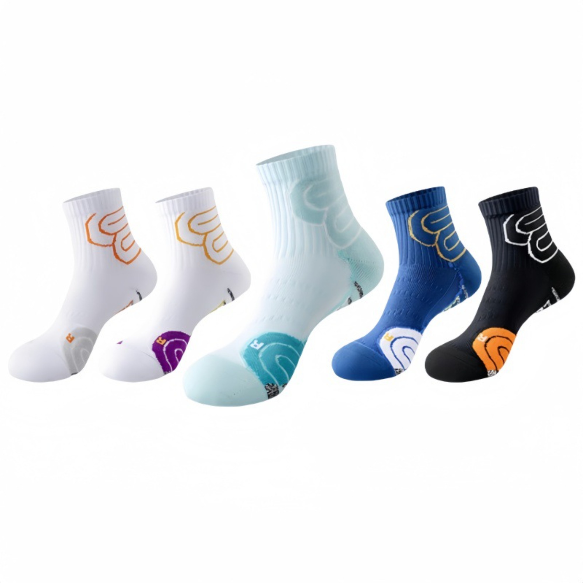1/2 Pairs Men's Marathon Runni - Athletic Sock Cushion recension och pris