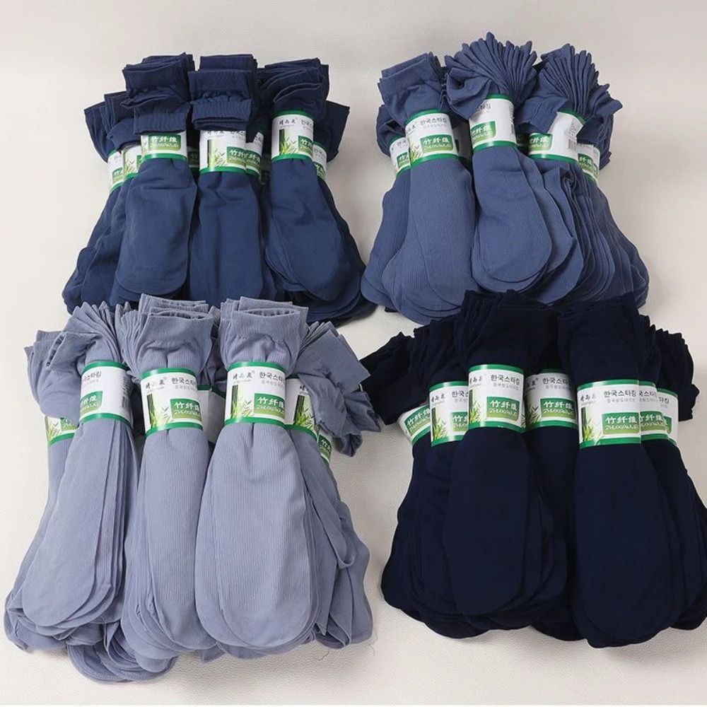 10pairs Men Ice Silk Socks Sum - Silk Sock Bamboo recension och pris