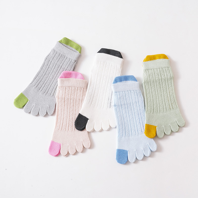 5 Pairs Short Children's Five  - Toe Sock Split recension och pris