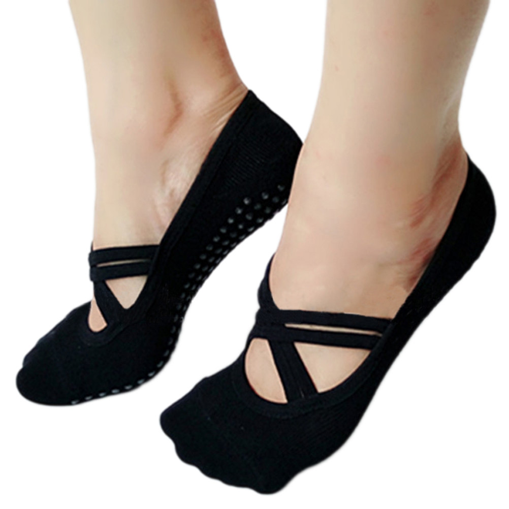 Yoga Socks Women Black Non Ski - Grip Sock Yoga recension och pris