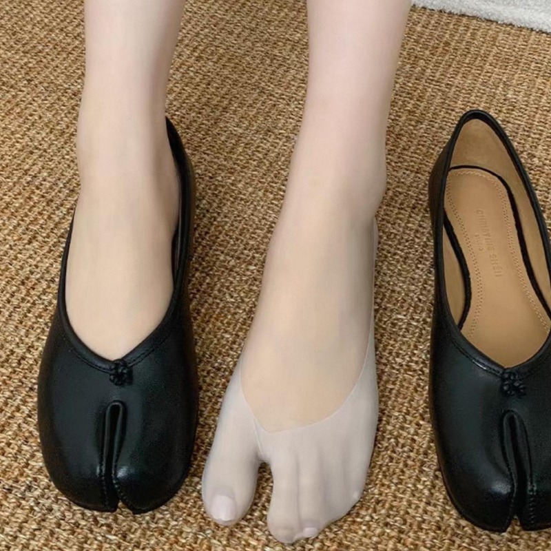 1/5pairs Women Ice Silk Tabi S - Toe Sock Split recension och pris
