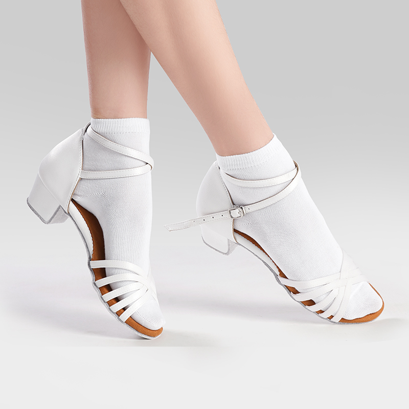Girls Women Latin Socks White  - Grip Sock Yoga recension och pris