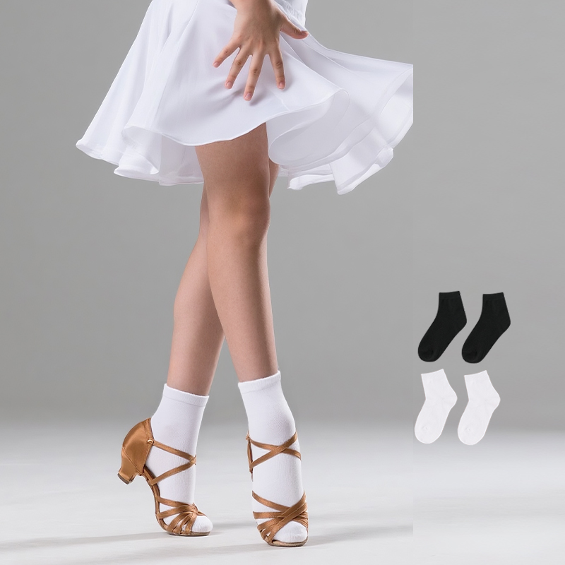Girls Women Latin Socks White  - Grip Sock Yoga recension och pris
